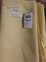 50 cloth napkins maize