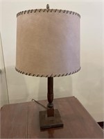 Oak Arts & Crafts Table Lamp