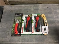 (4) Assorted Pruning Saws for One Money