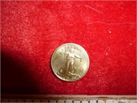 2022 US Gold Eagle $5 1/10 Oz Fine Gold Coin