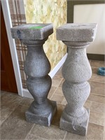 Turned Limestone Balusters from the original Noll