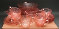 Jeanette Pink Cherry Blossom Depression Glass (25)