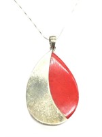 Sterling necklace and pendant