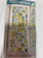 3D STAINED GLASS WINDOW COVER 23 x70IN