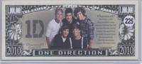 One Direction Pop Group One Million Dollar Novelty