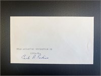 Earle B Perkins signed first day cover