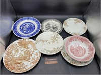Decorative Plates Lot and Hospital Bowl
