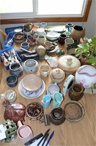 Pottery, glassware & more