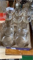 6 princes house glasses as well as 4 cups