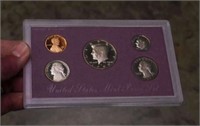 1989 S U.S. Mint proof set w/ 5 coins