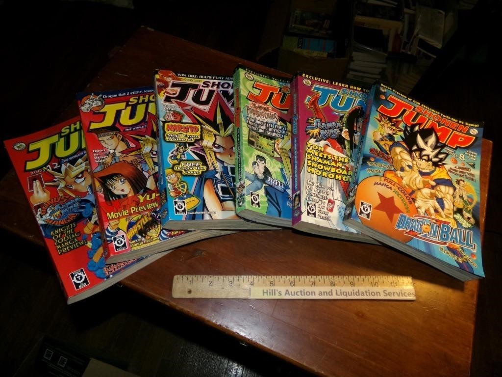 Six Shonen Jump Magazines