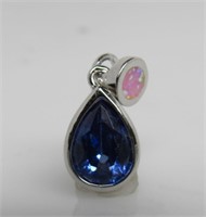Sapphire & Opal Pendant