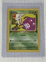 Pokemon Koffing 58/82 Team Rocket 1st Edition