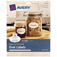 Avery Oval Labels for Laser & Inkjet Printers,