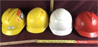 Lot of Safety Hard Hats & Tool Box