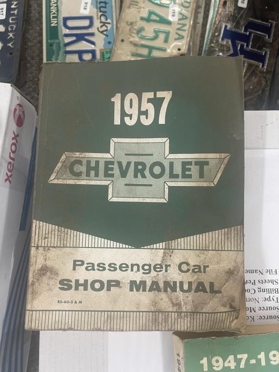 1957 Chevy Passenger Car shop manual