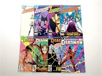 8 DC 75¢ Comics, Deadman, Legionaires 3