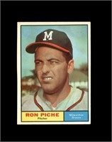 1961 Topps #60 Ronie Piche EX to EX-MT+