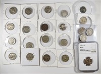 MIXED LOT OF NICKELS: