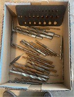 Small, medium and large drill bits