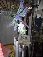 2 Small Windchimes / Garden & Dragonfly Decor