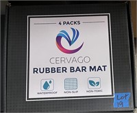 Cervago Rubber Bar Mats Brand New