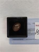 NATURAL SOUTH AFRICAN LARGE BROWN CATS EYE GEM
