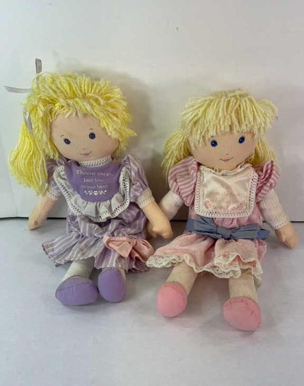 (2) HOLLY HOBBIE DOLLS