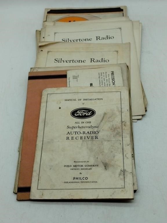(Z) Silverstone Radio Model Service Notes, Ford