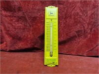 John Deere Metal thermometer sign.