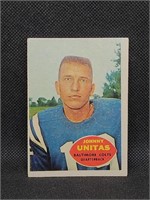 Topps #1 Johnny Unitas Football Card