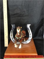 Anheuser-Busch Clydesdale Ceramic and metal