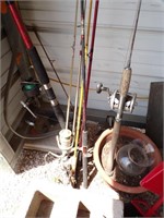 Misc Fishing rods lot