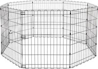 AMAZONBASICS FOLDABLE METAL PET DOG EXERCISE PEN