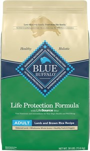 30lb Blue Buffalo Natural Adult Dog Food