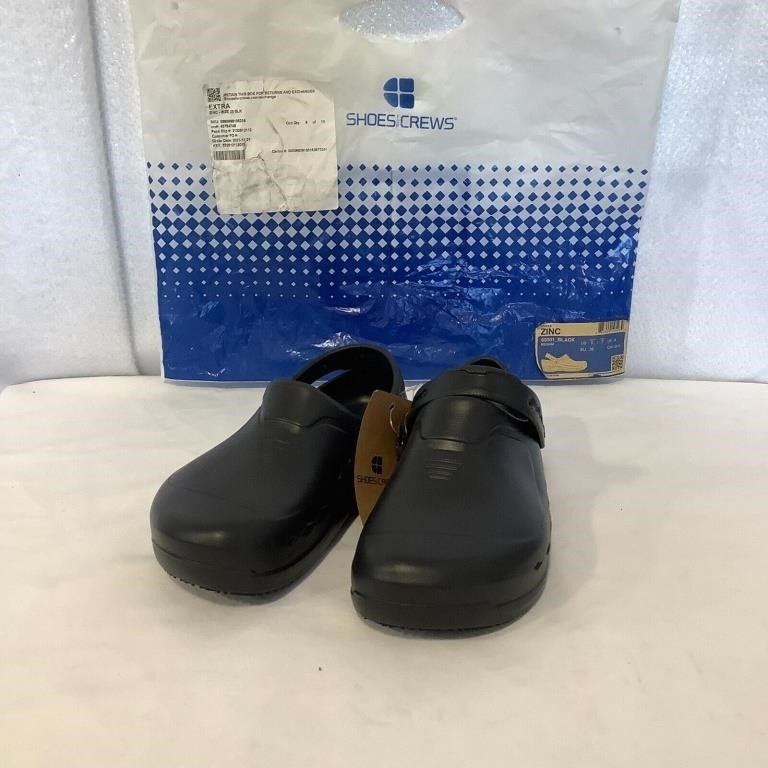 Shoes For Crews Unisex Black Zinc 60301 Round Toe