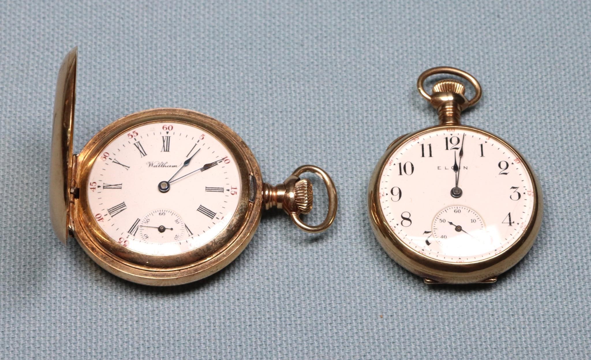 (2) Ladies Gold Filled Pocket Watches