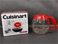 Cuisinart Red 12Cup Replacement Carafe with Lid