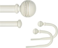 eTeckram 1 Double Rod (48-84  white)