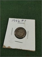 1946 dime. Not marked