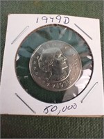 1979 D Susan B Anthony dollar