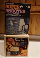 Super Shooter Cookie Press & Fondue Pot