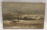 Winter landscape by Albert Babb Insley