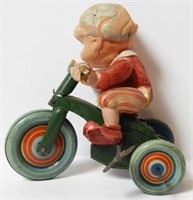 Lot #1291 - Japanese tin wind-up on tricycle