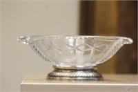 Divided Cut Glass Bowl
