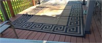 Outdoor Patio/RV reversible mat, 10 ft x 12 ft,