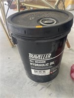 Travelled hydraulic oil