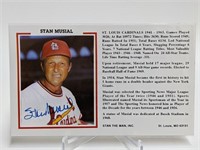 Stan Musial AUTO Card