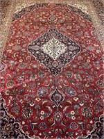 Beautiful Persian Kashan Wool Rug