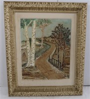 Framed Oil Painting by L.F. Dippold-20"  x 24"